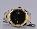 Rolex Datejust II 18K Yellow Gold / SS Black Roman UNWORN Ref. 116333