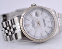 Rolex Datejust SS/SS White Stick Dial Ref. 16234
