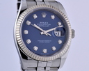 Rolex Datejust SS Jubilee Blue Diamond Dial Ref. 116234