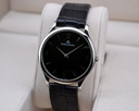Jaeger LeCoultre Master Ultra Thin SS / Black Dial Ref. 145.8.79.S