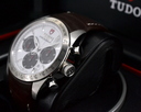 Tudor Fastrider Chronograph Silver Dial SS Ref. 42000