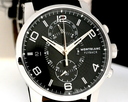 Montblanc Timewalker Flyback Chronograph SS Black Dial Ref. 7175