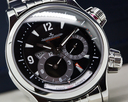Jaeger LeCoultre Master Compressor Geographic SS / SS Black Dial Ref. 146.8.83