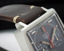 Heuer Vintage Monaco Chronograph Square SS Grey Dial Ref. 73633G