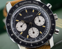 Jaeger LeCoultre Vintage Shark Deep Sea Valjoux 72 Chronograph SS Box and Papers Ref. E2643