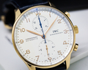 IWC Portuguese Chronograph 18K Rose Gold / Silver Dial Ref. IW371402