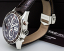 TAG Heuer Carrera Day Date Chronograph SS Brown Dial / Brown Alligator Ref. CV2A1S-FC6236