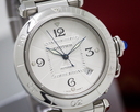 Cartier Pasha Automatic Silver Dial SS / SS 38MM Ref. W31059H3
