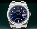 Rolex Datejust Blue Stick Dial / Oyster Bracelet Ref. 116200