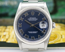 Rolex Datejust Blue Roman Dial SS Ref. 16234