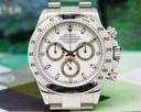 Rolex Daytona White Dial Collector Quality Full Set UNPOLISHED Ref. 116520