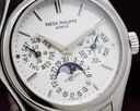 Patek Philippe Perpetual Calendar 18K White Gold Bracelet COMPLETE Ref. 5136/1G-001