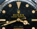 Rolex Small Crown Gilt Submariner Original Box + Papers Ref. 5508