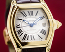 Cartier Roadster Automatic 18K Yellow Gold Silver Dial Ref. W62005V2