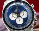 Omega Speedmaster Professional Gemini 4 RARE SS Blue Dial Ref. 35658000