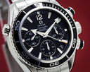 Omega Seamaster Planet Ocean Co Axial Mid-Size Chronograph SS Ref. 222.30.38.50.01.001