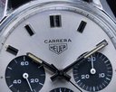 Heuer Vintage Carrera Silver PANDA Dial 2447SN Circa 1960s Ref. 2447SN