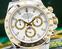 Rolex Daytona White Dial 18K Yellow Gold / SS Ref. 116523