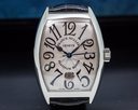 Franck Muller Cintree Curvex SS Platinum Rotor Automatic Silver Dial Ref. 7880 SC DT