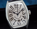 Franck Muller Cintree Curvex SS Platinum Rotor Automatic Silver Dial Ref. 7880 SC DT