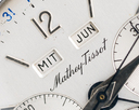 Mathey Tissot Vintage Triple Calendar Chronograph Moonphase Manual Wind SS Ref. 