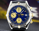 Breitling Chronomat Chronograph SS / 18K Blue Dial 39MM Ref. B13050