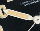Movado Oversized Movado Chronometre Black Luminous Dial RARE Ref. 