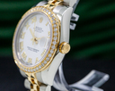 Rolex Datejust White Roman Dial Diamond Bezel 18K / SS Ref. 178383