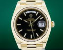 Rolex Day Date Presidential Black Dial / Yellow Gold 40MM Ref. 228238