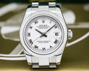 Rolex Oyster Perpetual Ladies Datejust White Roman Dial SS / SS Ref. 179160