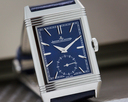 Jaeger LeCoultre Reverso Tribute Small Seconds SS Blue Dial Ref. Q3978480