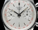 Heuer Vintage Carrera Tachy 45 Silver Dial SS Ref. 3647T