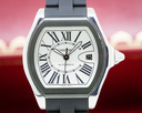 Cartier Roadster S Watch SS /Rubber Silver Ref. W6206018