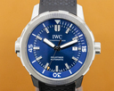 IWC Aquatimer Automatic Expedition Jacques Cousteau Blue Dial SS / Rubber Ref. IW329005