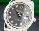 Rolex Datejust II SS Grey Diamond Dial Ref. 116334
