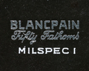 Blancpain Fifty Fathoms Milspec 1 Radium Double Swiss Circa 1963 GLOSS Ref. Milspec 1