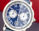 Cartier Rotonde de Cartier Chronograph 18k WG Blue Dial LIMITED Ref. W1556239