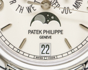 Patek Philippe Annual Calendar Moon 18k White Gold Porcelain Dial Bracelet Ref. 5146/1G-001