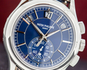 Patek Philippe Chronograph Annual Calendar Platinum / Blue Dial Ref. 5905P-001