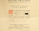 Patek Philippe 3466 Steel Calatrava GUBELIN ORIGINAL CERTIFICATE AND RECEIPT Ref. 3466