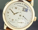 A. Lange and Sohne Lange 1 Yellow Gold Champagne Dial Ref. 101.021