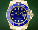 Rolex Submariner 18K Yellow Gold Blue Dial Ref. 116618LB