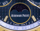 Audemars Piguet Royal Oak Perpetual Calendar 18k yellow Gold Blue Dial + Extras Ref. 26574BA.OO.1220BA.01