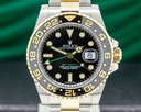 Rolex GMT Master II SS / 18K Yellow Gold Black Dial DISCONTINUED Ref. 116713LN
