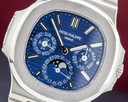 Patek Philippe Nautilus 5740 Perpetual Calendar 18k White Gold Blue Dial UNWORN Ref. 5740/1G-001