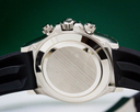 Rolex Daytona 18K White Gold Ceramic Oysterflex Silver Dial UNWORN Ref. 116519LN