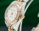 Rolex Lady Datejust 18K Rose/ SS Jubillee White Roman Dial Ref. 179171