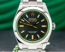 Rolex Milgauss SS Black Dial Green Crystal UNWORN Ref. 116400V