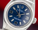 Rolex Lady Oyster Perpetual Blue Dial SS Ref. 176200