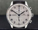 IWC Portuguese Chronograph SS Silver Dial / Blue Numerals Ref. IW371446